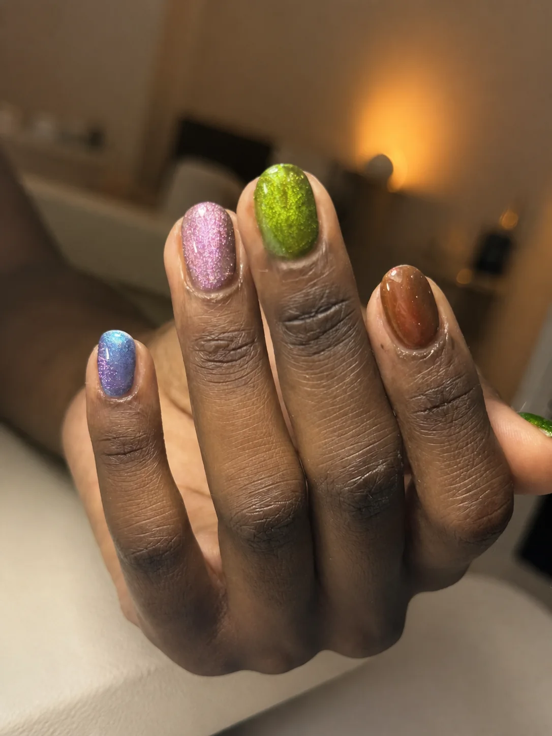 OCTOBER SPECIAL Hard Gel Manicure + Cat Eye Design example at Ruta Beauty, view 3 of 5